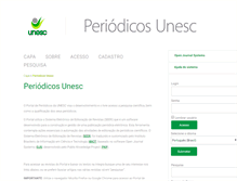 Tablet Screenshot of periodicos.unesc.net